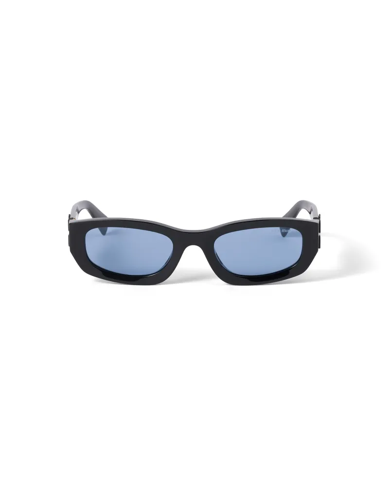 Miu Miu Miu Glimpse Sonnenbrille, Damen, Veilchenblaue Gläser Veilchenblaue