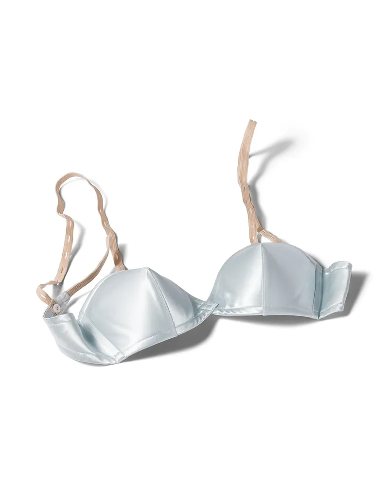 Miu Miu Bh Aus Satin, Damen, Astro-blau, Größe Astro-blau