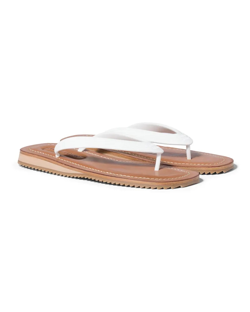 Miu Miu Zehensteg-sandalen, Damen, Weiss, Größe Weiss