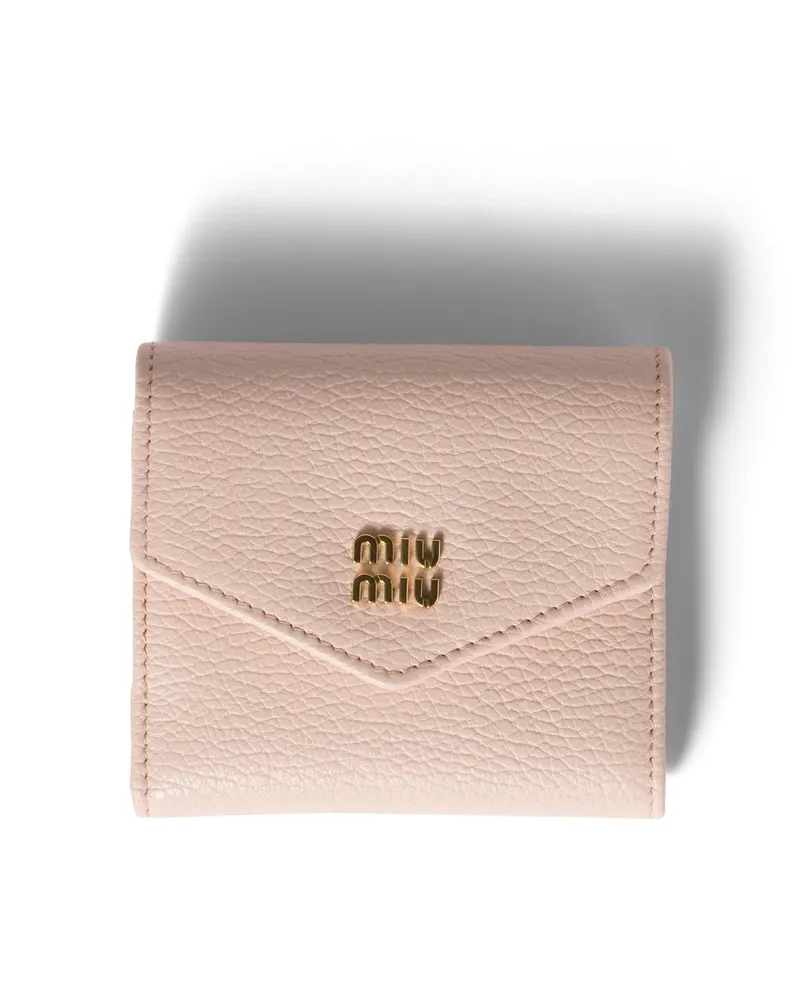 Miu Miu Kleine Geldbörse Aus Leder, Damen, Schmuckstein Schmuckstein