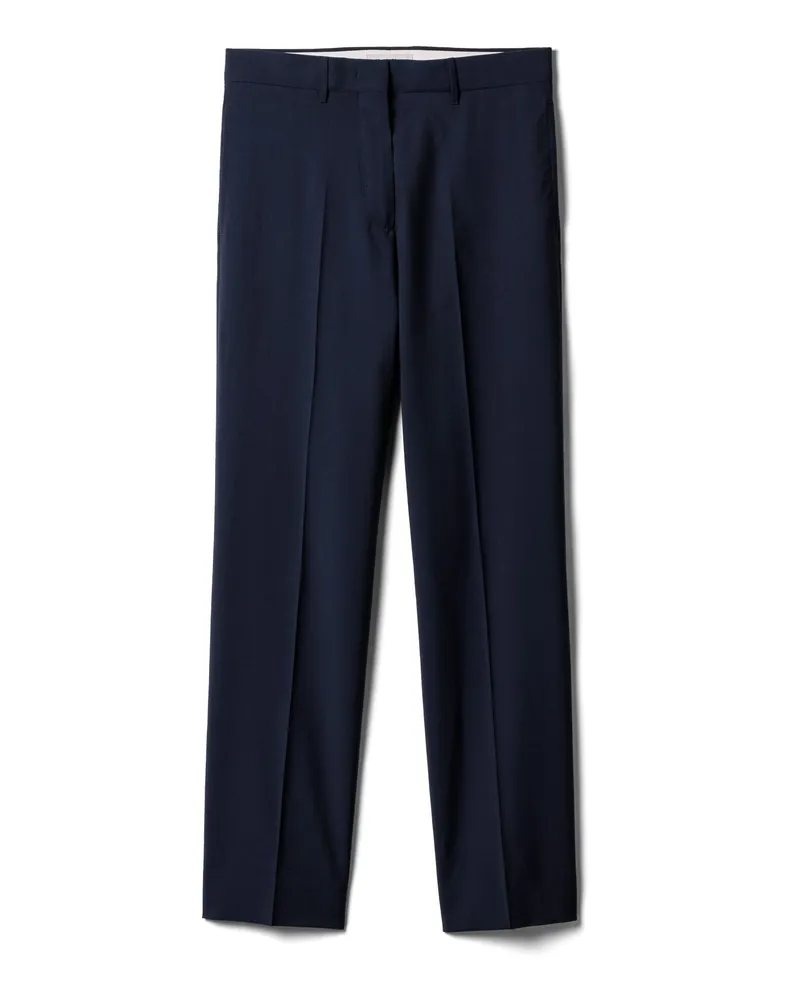 Miu Miu Hose Aus Superfine-wool, Damen, Blau, Größe Blau