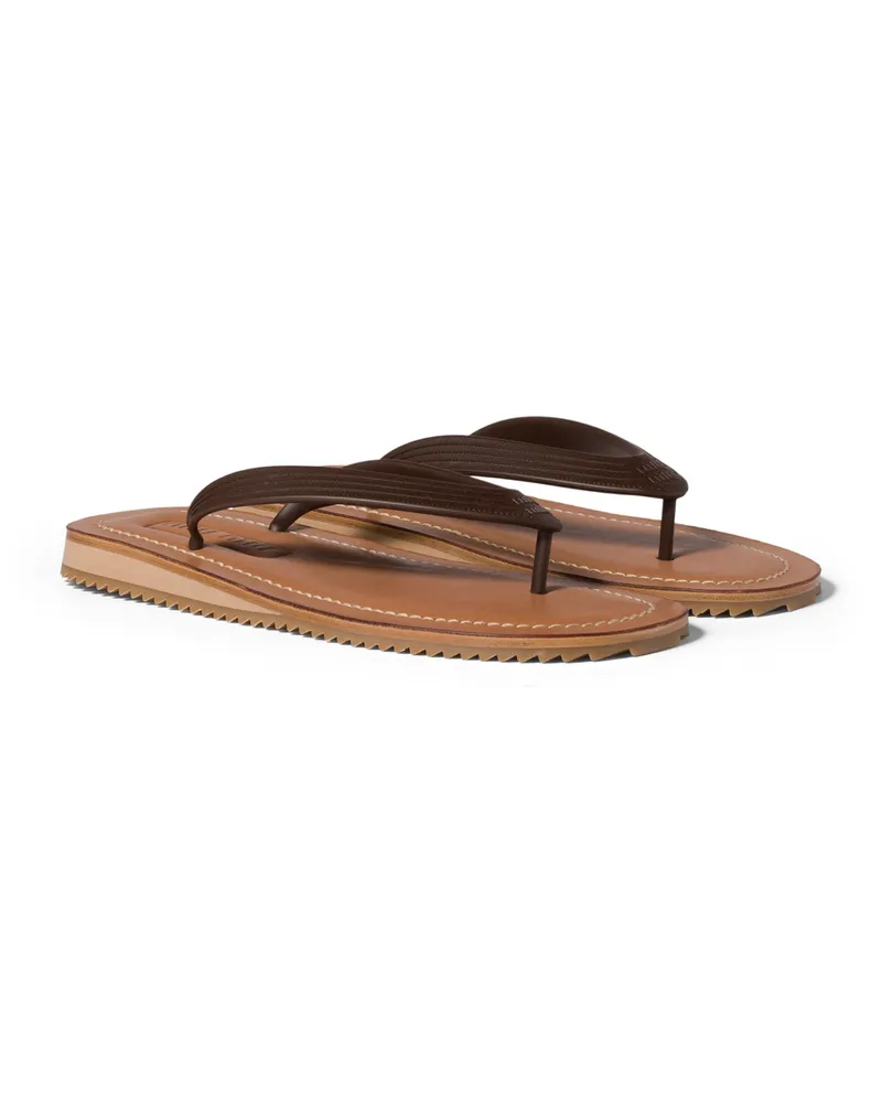 Miu Miu Zehensteg-sandalen, Damen, Dunkelbraun, Größe Dunkelbraun
