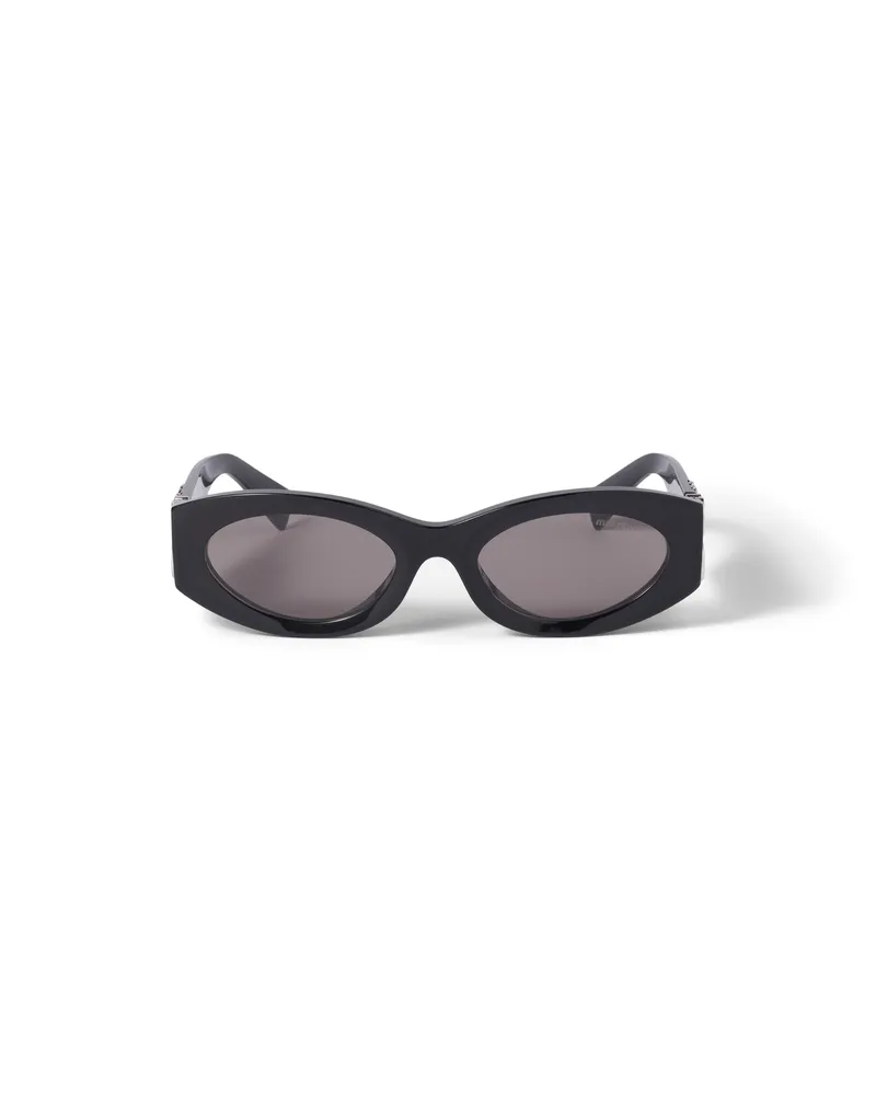 Miu Miu Miu Glimpse Sonnenbrille, Damen, Graue Gläser Graue
