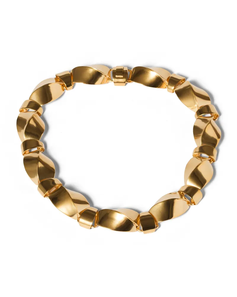 Miu Miu Halskette Aus Metall, Damen, Gold/vintage, Größe Gold