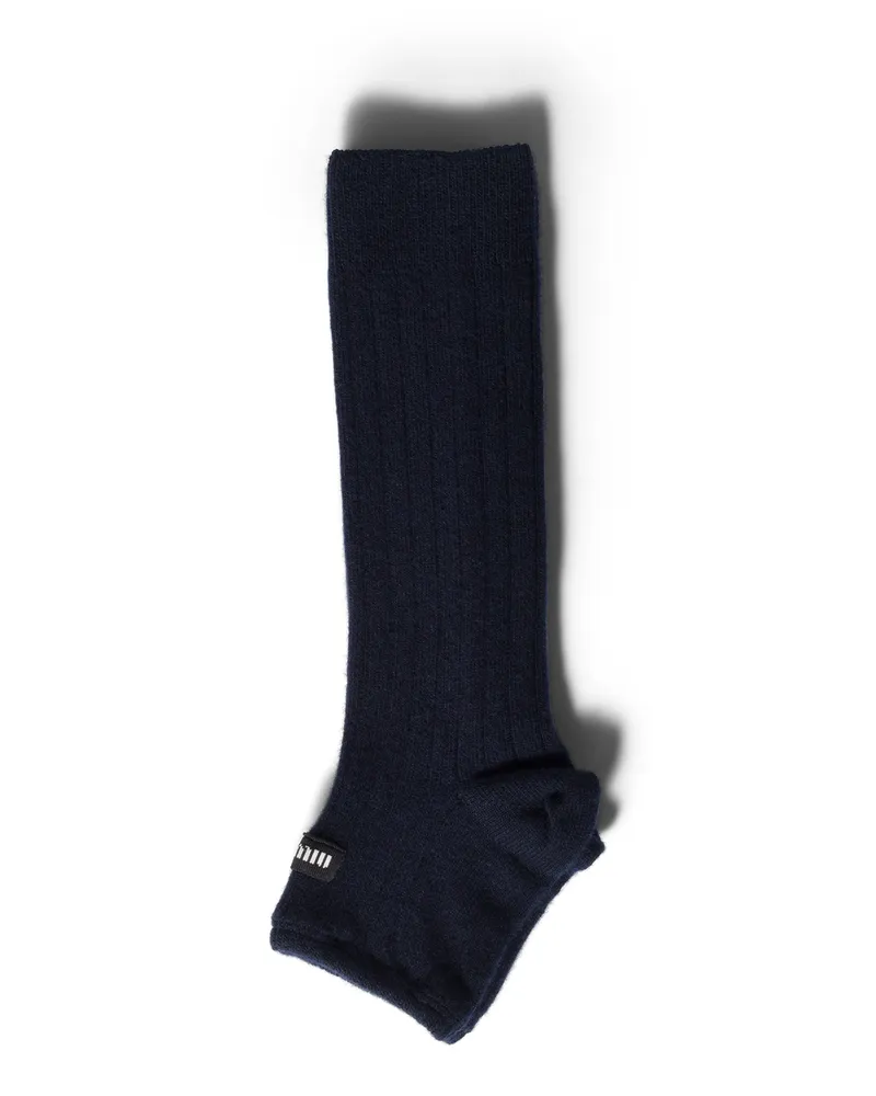 Miu Miu Socken Aus Wolle Und Kaschmir, Damen, Blau, Größe Blau