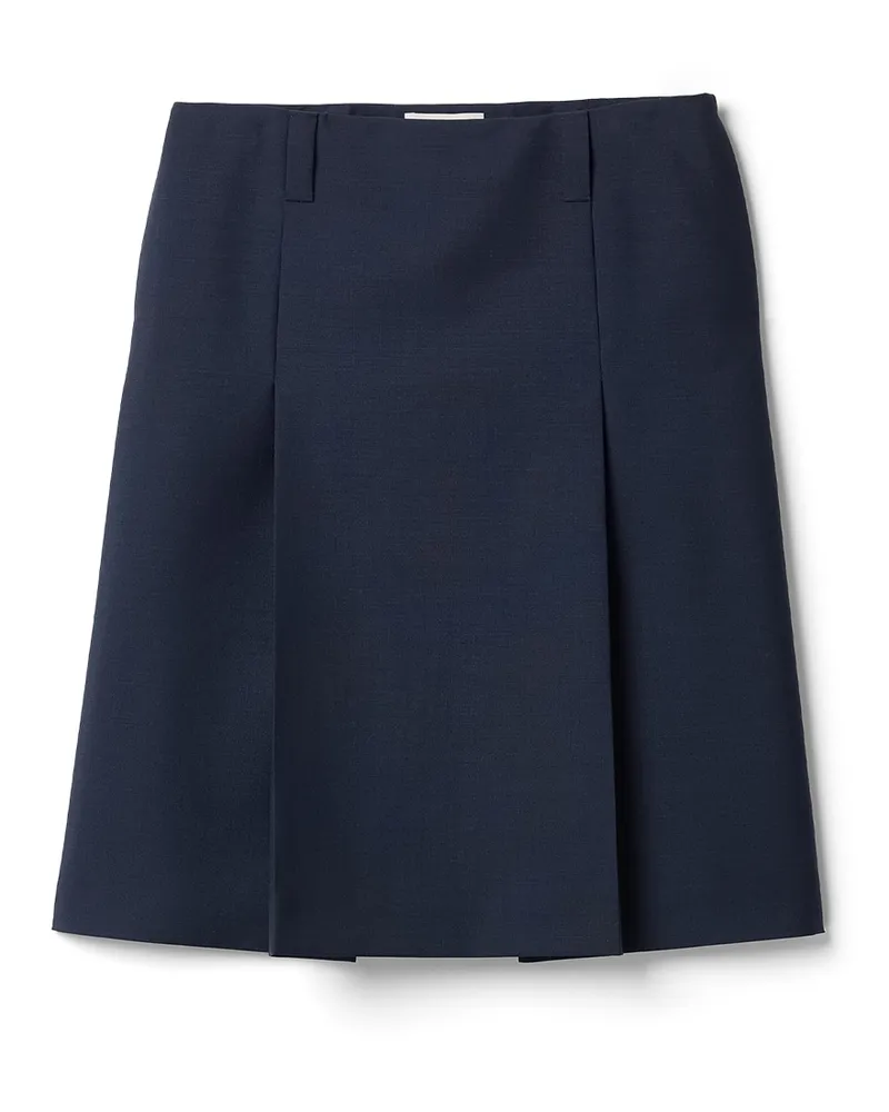 Miu Miu Rock Aus Kid Mohair, Damen, Marineblau, Größe Marineblau