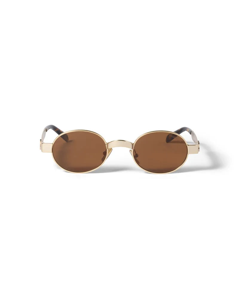 Miu Miu Envie Sonnenbrille, Damen, Tamarindenbraune Gläser Tamarindenbraune