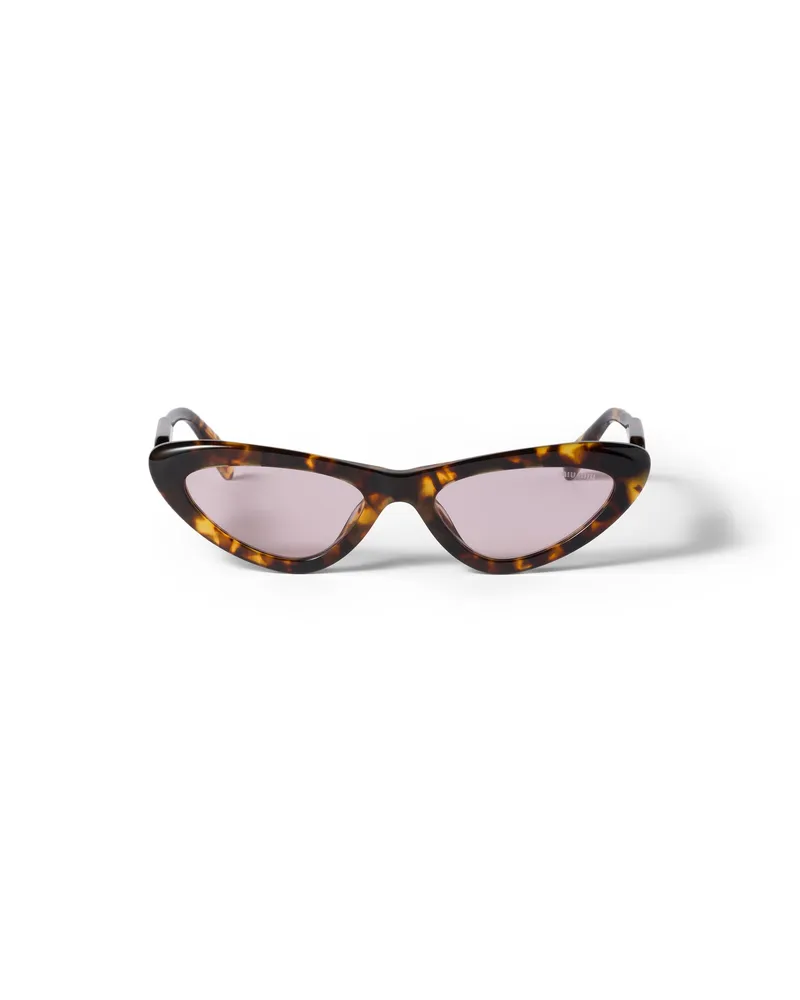 Miu Miu Eyewear Collection Sonnenbrille, Damen, Rosafarbene Gläser Rosafarbene