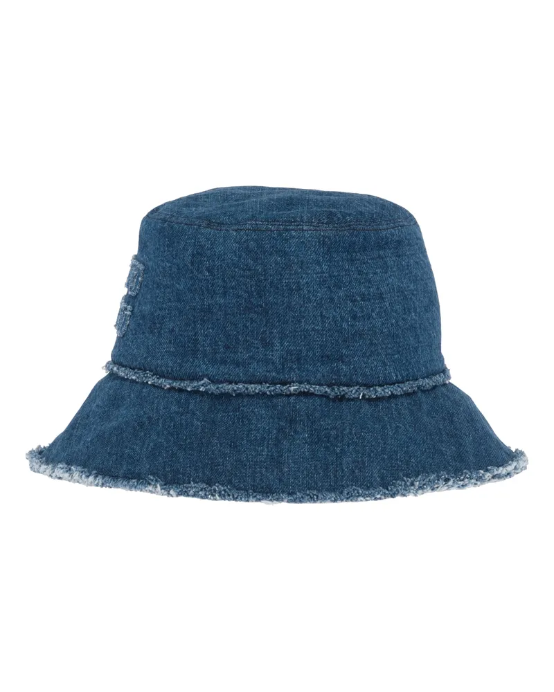Miu Miu Fischerhut Aus Denim, Damen, Blau, Größe Blau