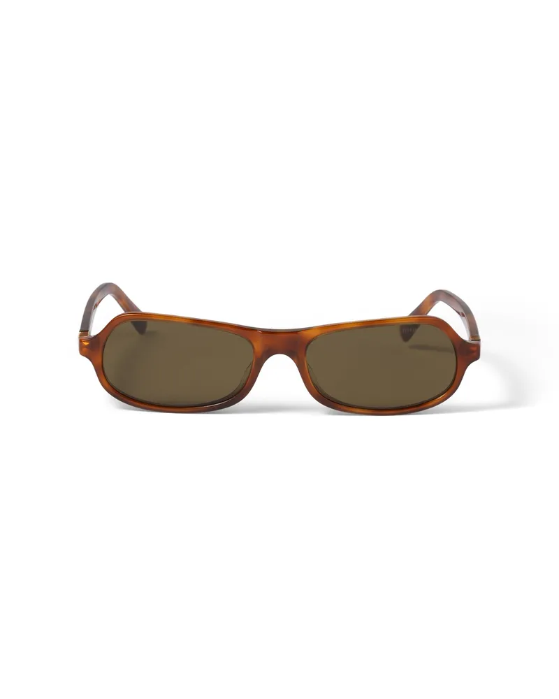 Miu Miu Miu Regard Sonnenbrille, Damen, Lodengrüne Gläser Lodengrüne