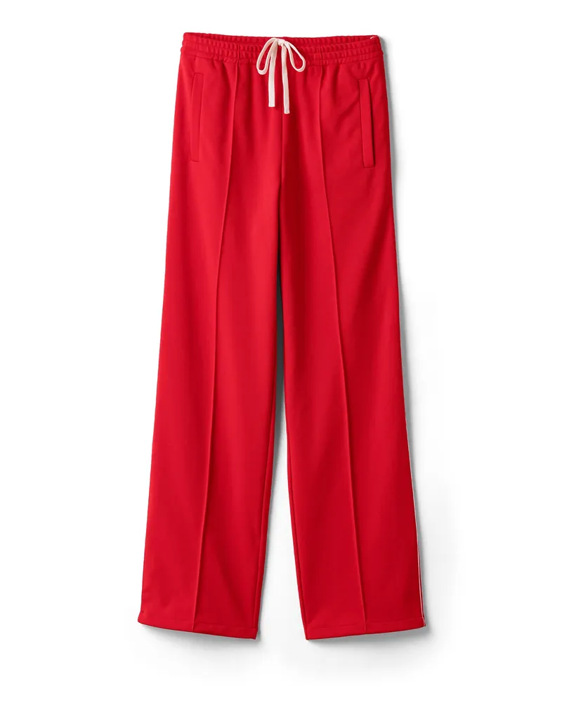 Miu Miu Hose Aus Funktionsgewebe-jersey, Damen, Rot, Größe Rot