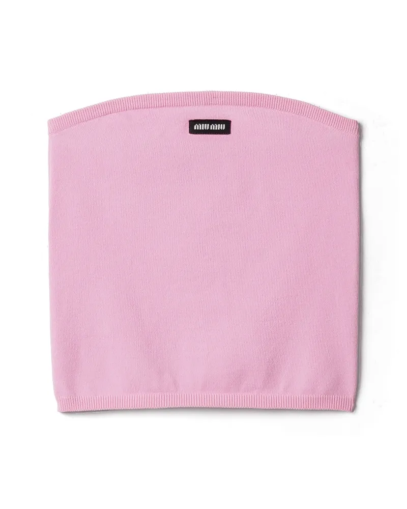 Miu Miu Top Aus Viskose, Damen, Rosa, Größe Rosa