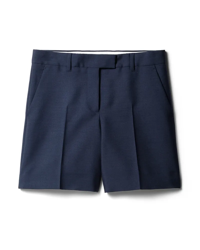 Miu Miu Bermudas Aus Kid Mohair, Damen, Marineblau, Größe Marineblau