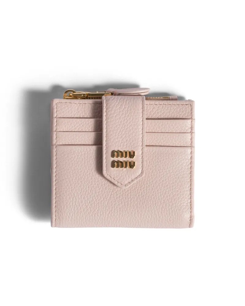 Miu Miu Kleine Geldbörse Aus Leder, Damen, Schmuckstein Schmuckstein