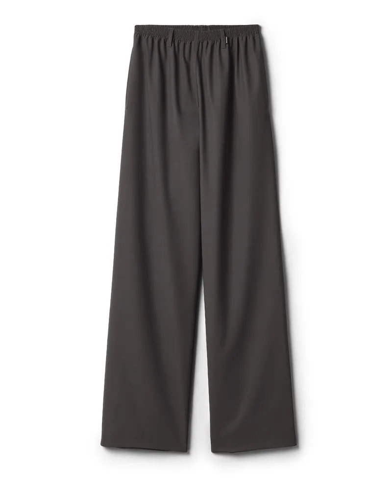 Miu Miu Hose Aus Stretchwolle, Damen, Hämatit, Größe Hämatit