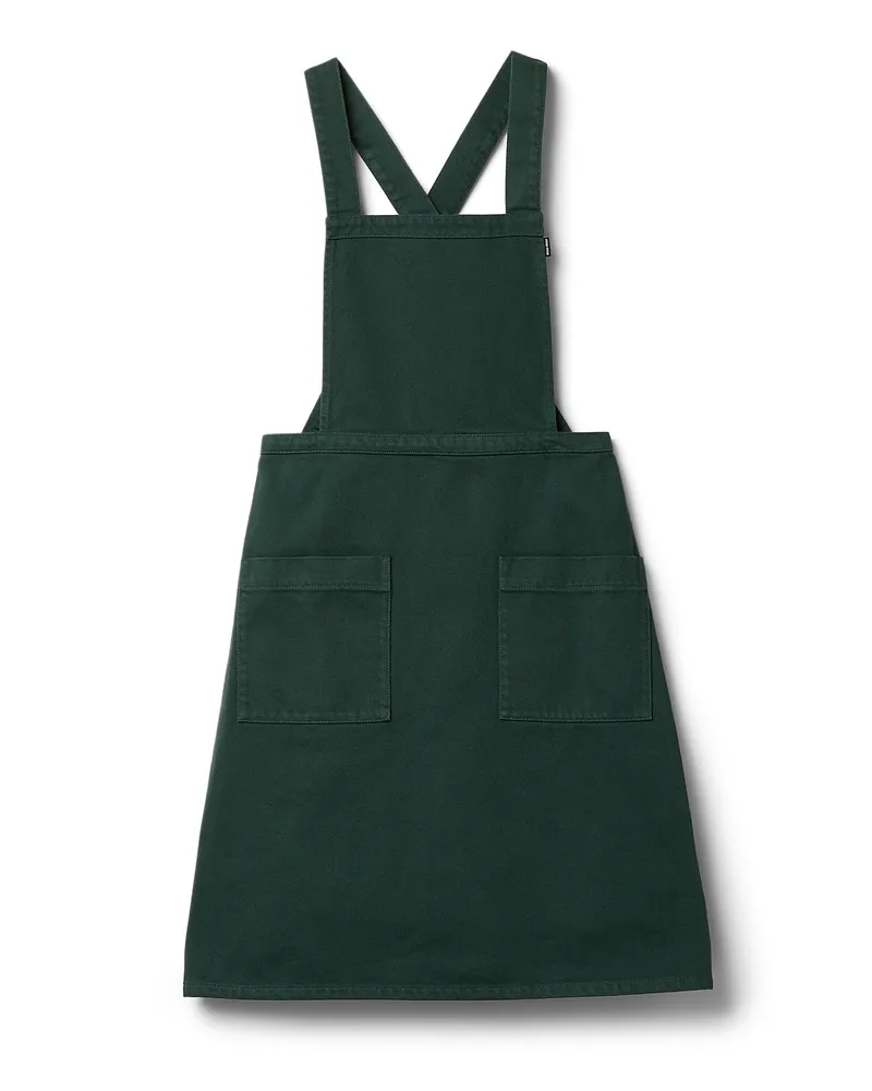 Miu Miu Garment-dyed Kleid Aus Gabardine, Damen, Flaschengrün, Größe Flaschengrün