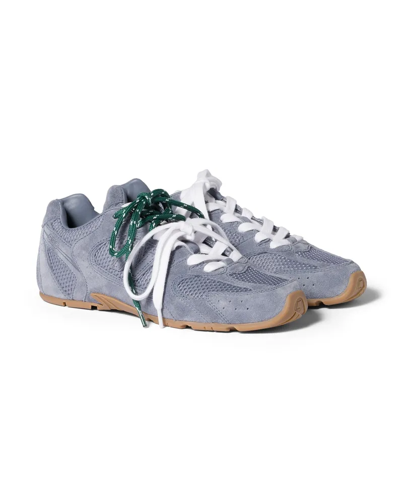 Miu Miu New Balance X  530 sl Sneaker Aus Wildleder Und Mesh, Damen, Lavendelblau, Größe Lavendelblau