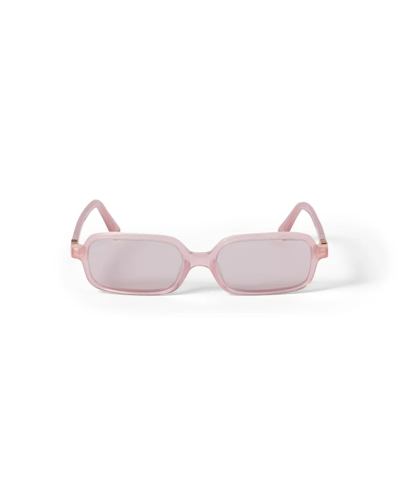 Miu Miu Miu Regard Sonnenbrille, Damen, Hellrosafarbene Gläser Hellrosafarbene