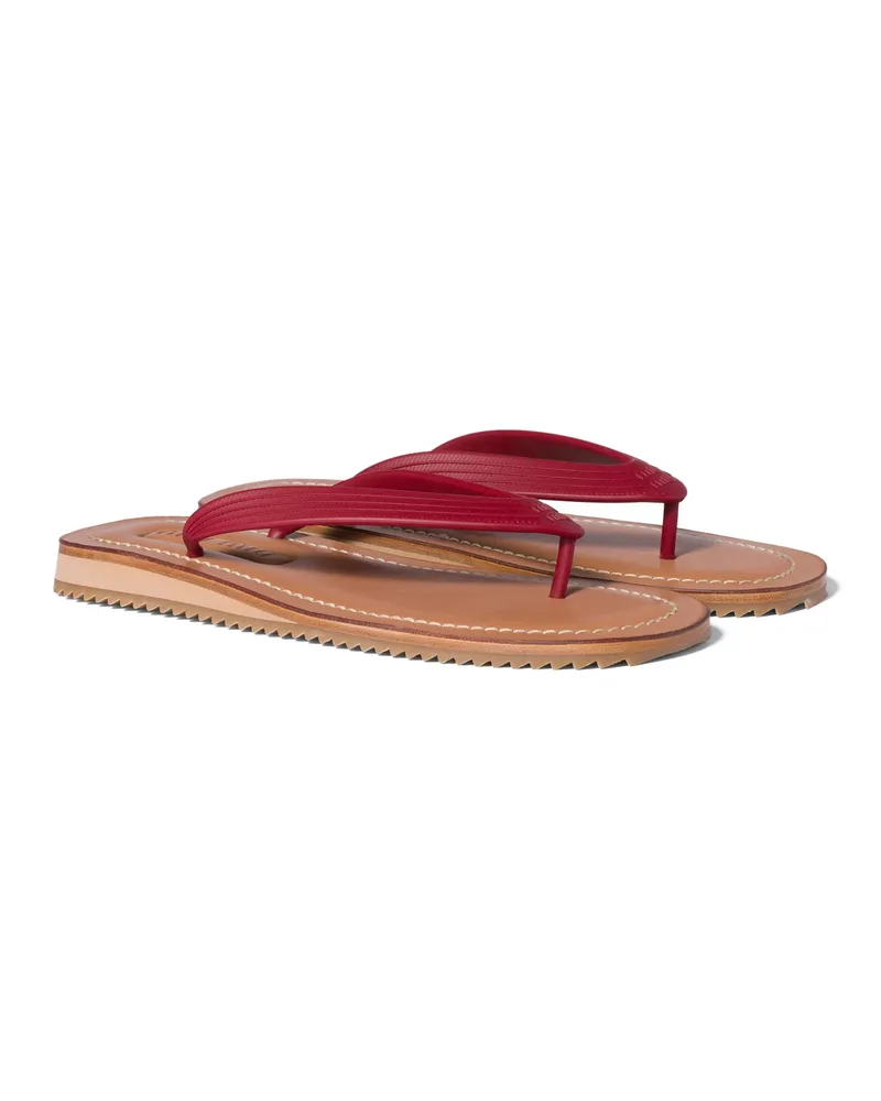 Miu Miu Zehensteg-sandalen, Damen, Amaranthrot, Größe Amaranthrot