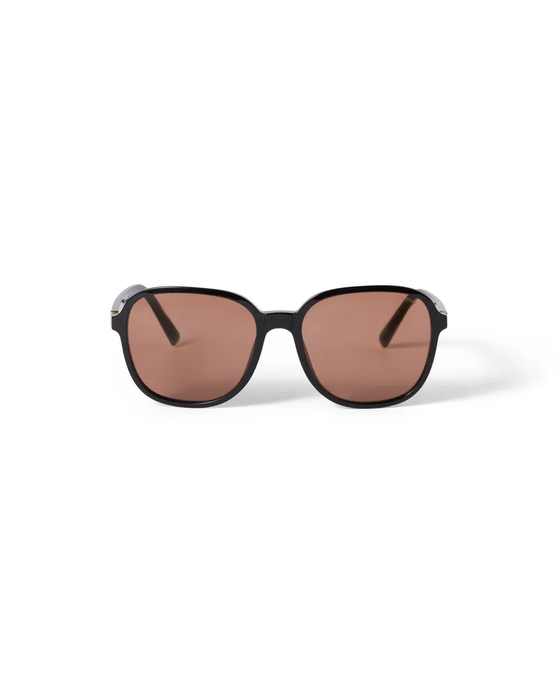 Miu Miu Miu Regard Sonnenbrille, Damen, Schokoladenbraune Gläser Schokoladenbraune