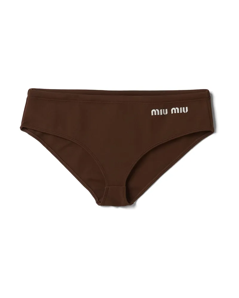 Miu Miu Badeanzug, Damen, Braun, Größe Braun