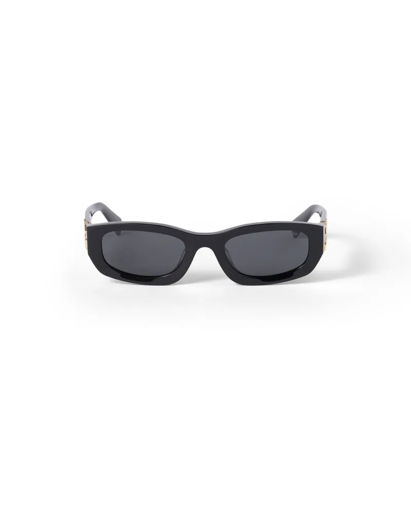 Miu Miu Miu Glimpse Sonnenbrille, Damen, Schiefergraue Gläser Schiefergraue