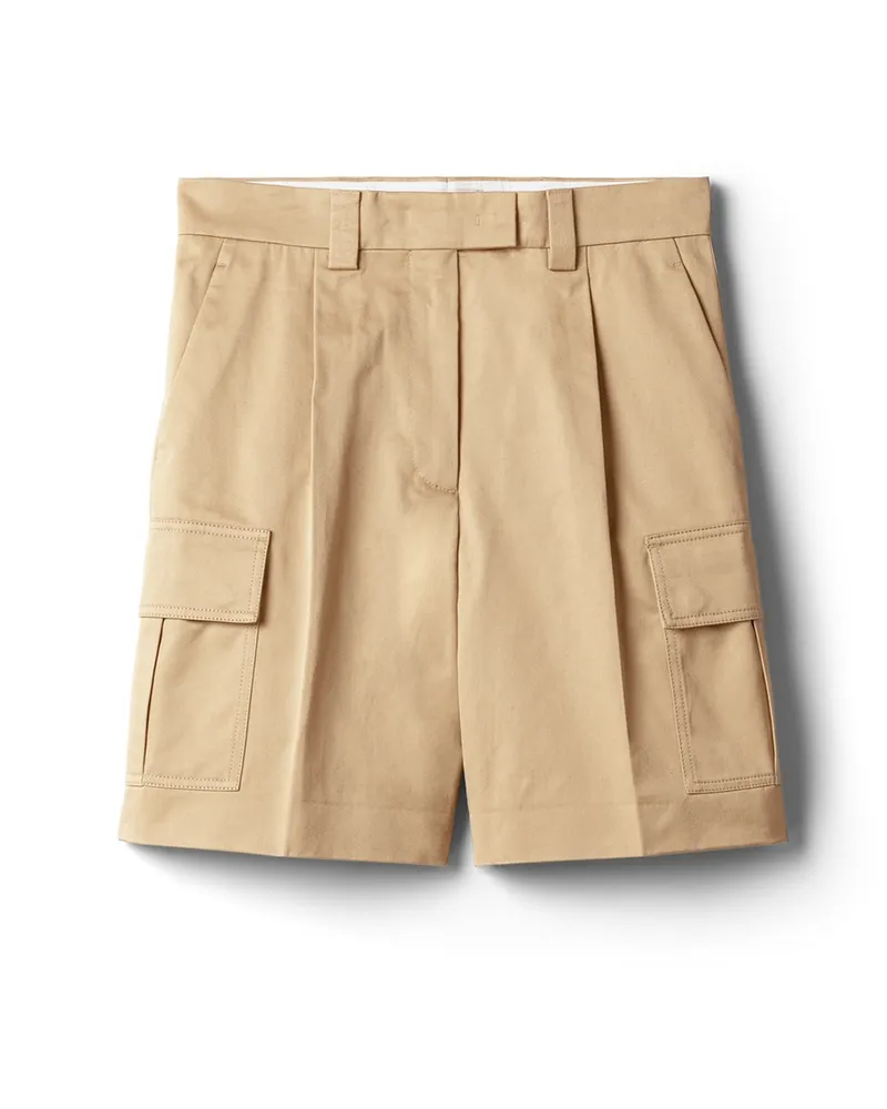 Miu Miu Bermudas Aus Chino, Damen, Kordel, Größe Kordel