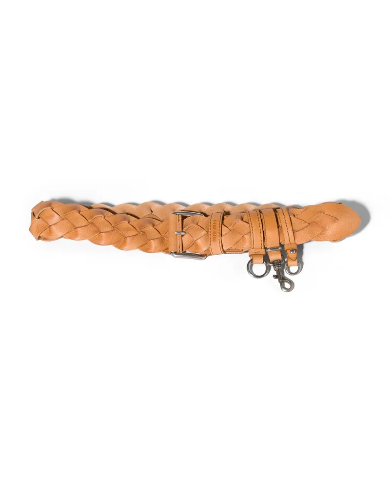 Miu Miu Gürtel Aus Leder, Damen, Leder, Größe Leder
