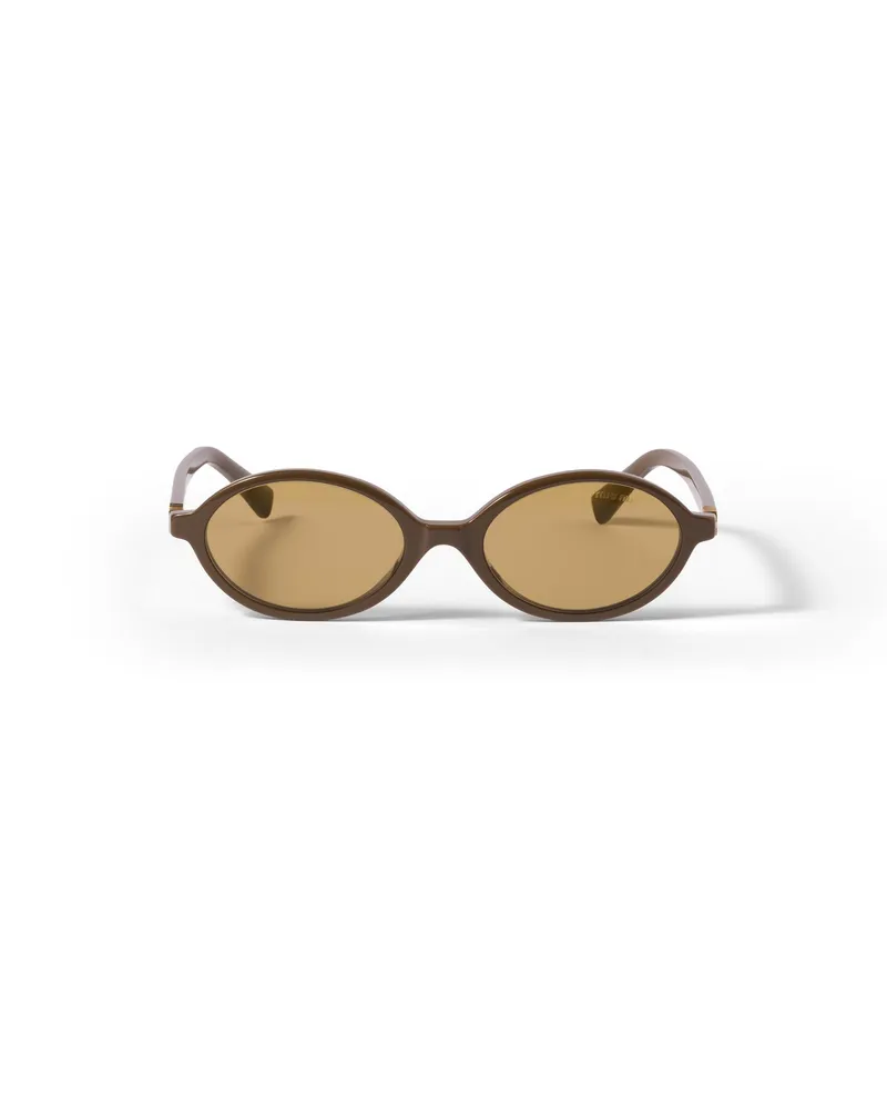 Miu Miu Miu Regard Sonnenbrille, Damen, Heufarbe Bio-linsen Heufarbe