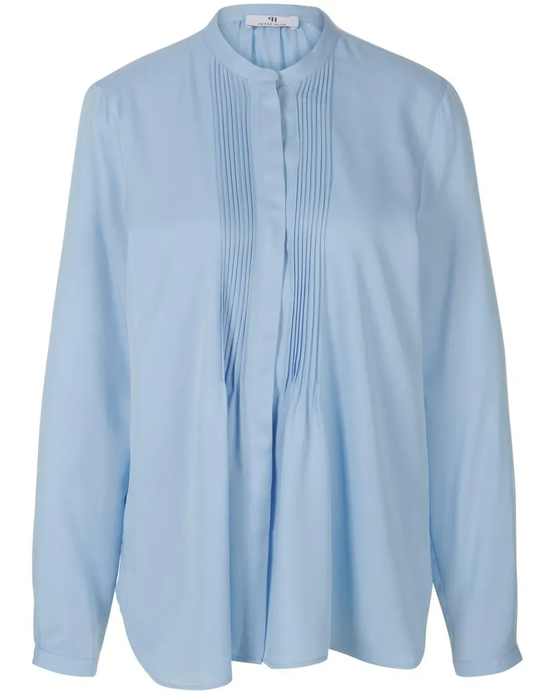 Peter Hahn Bluse  blau Blau