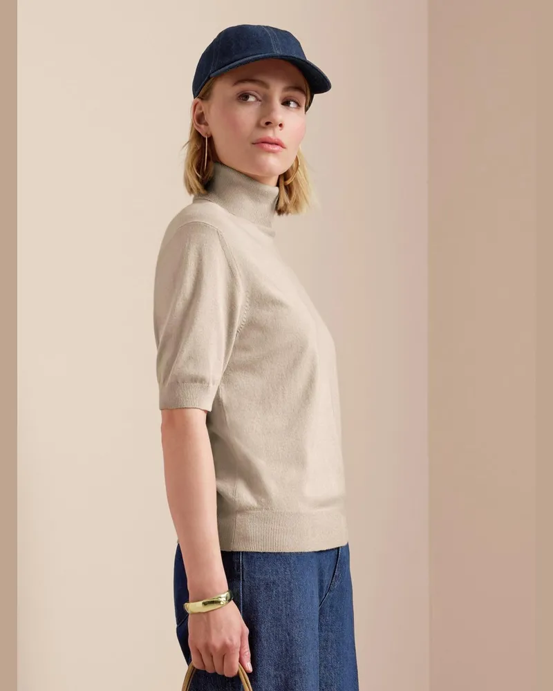 Riani Rollkragen-Pullover  beige Beige