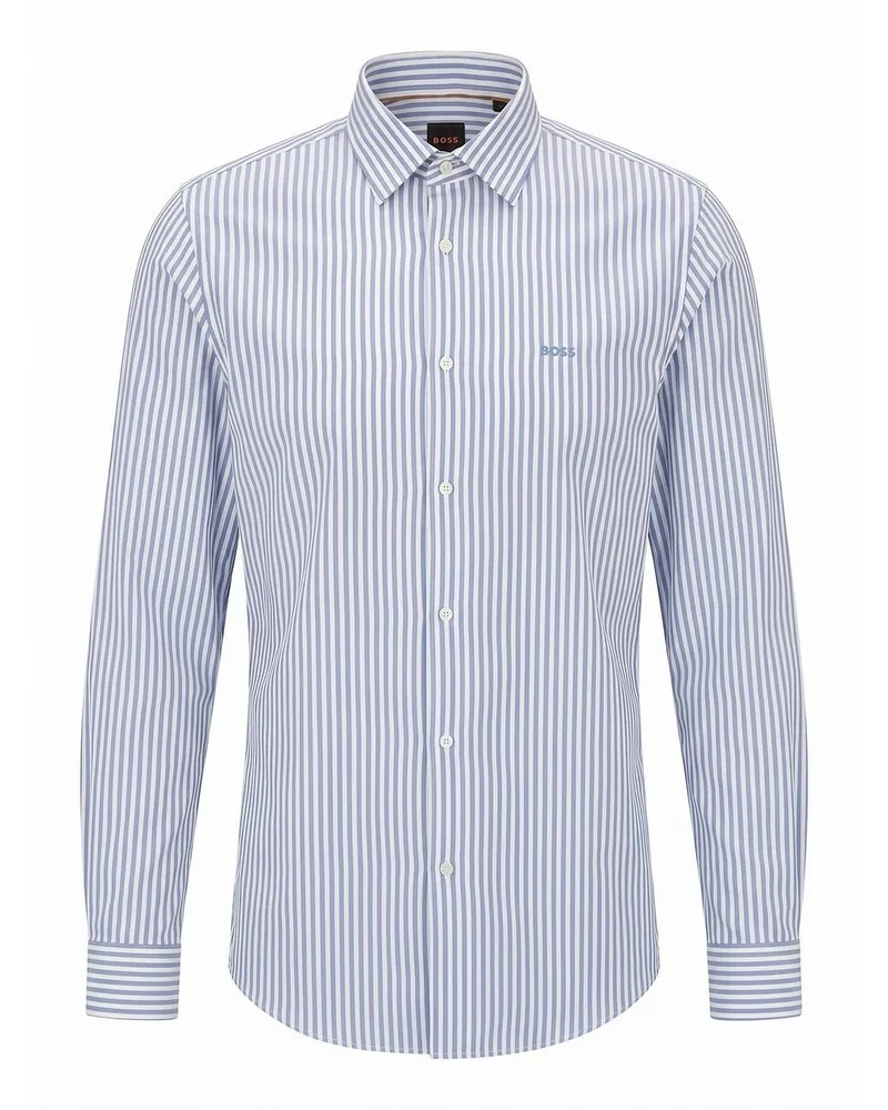 HUGO BOSS Hemd Mysoft_2_M  blau Blau