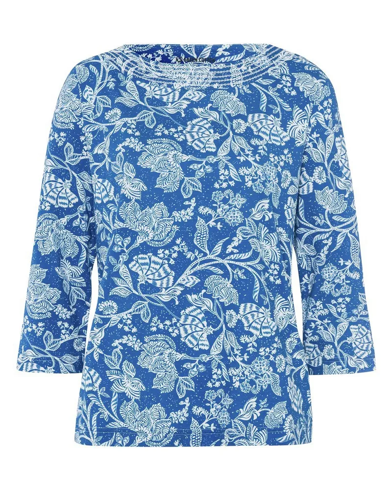 Green Cotton Shirt Maja  blau Blau
