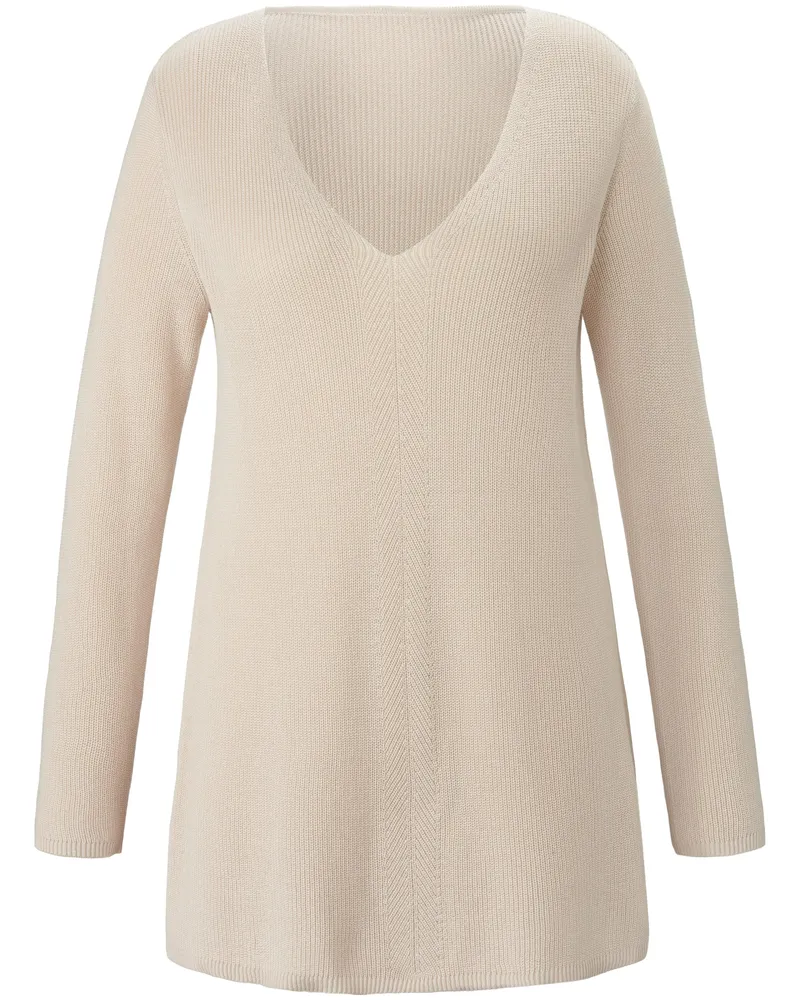 Anna Aura V-Pullover  beige Beige