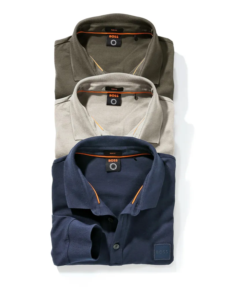 HUGO BOSS Polo-Shirt  grün Grün