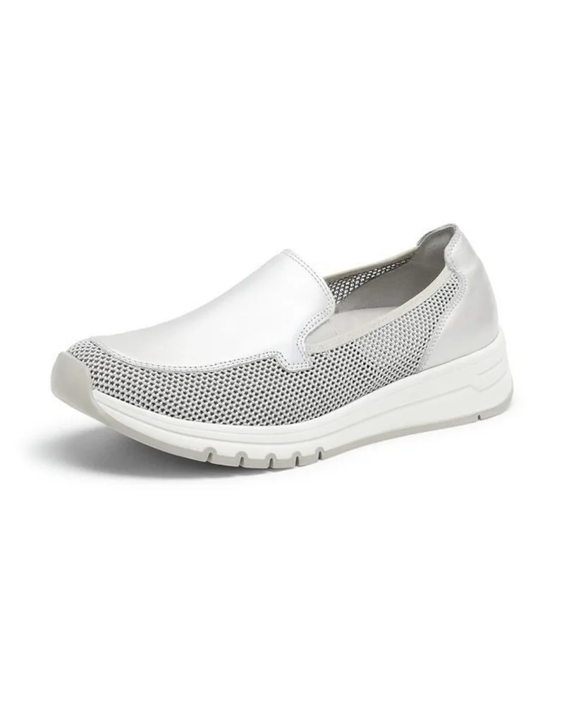 Waldläufer Slipper April  silber Silber