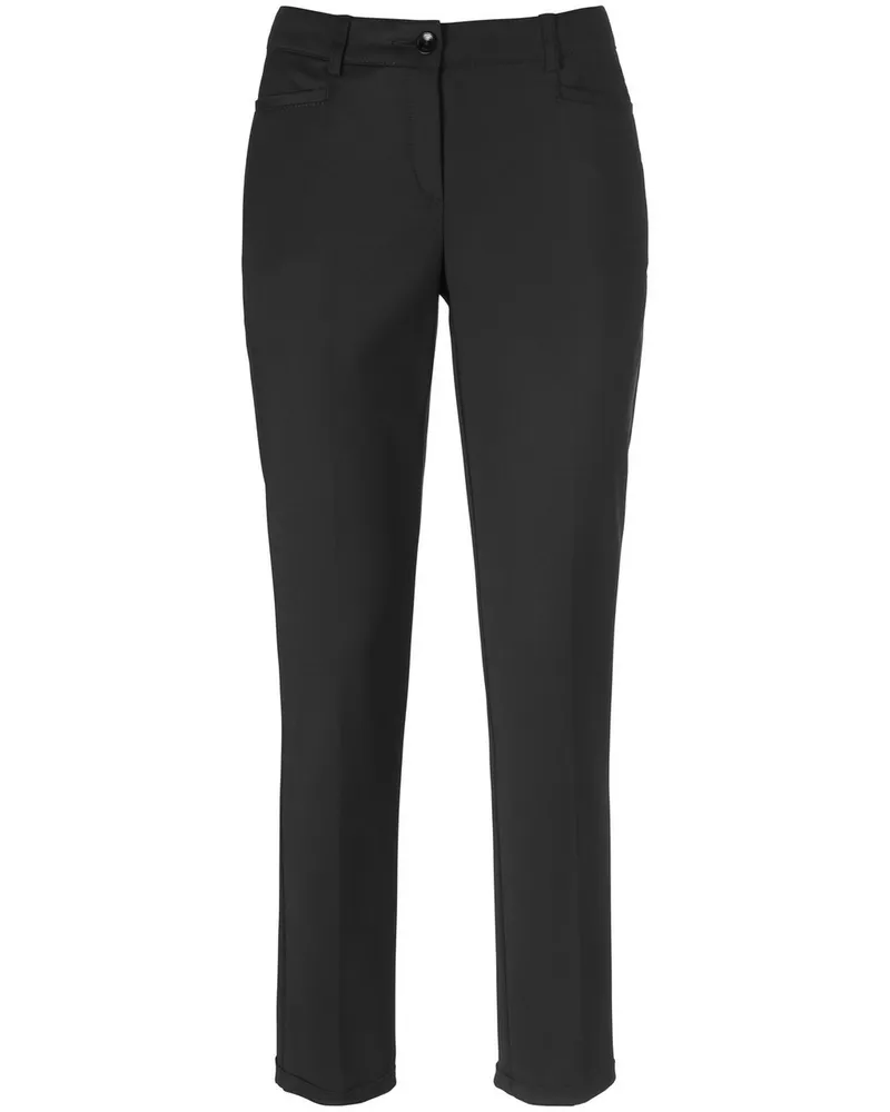 FADENMEISTER BERLIN Knöchellange Hose  schwarz Schwarz