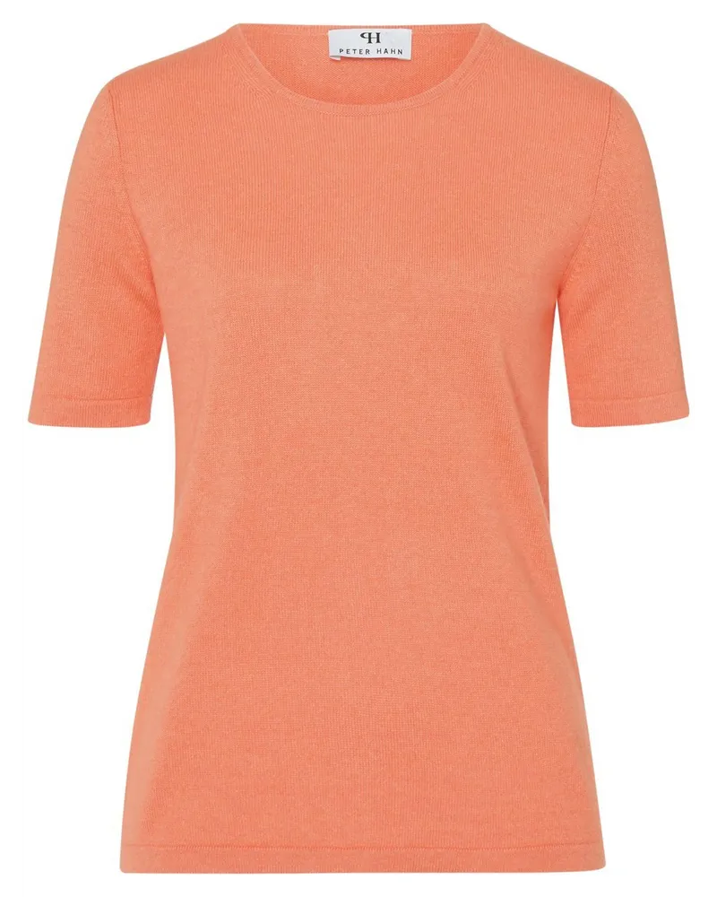 Peter Hahn Rundhals-Pullover aus Seide Kaschmir  Seide/Kaschmir orange Orange