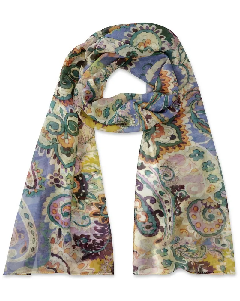 Peter Hahn Schal  blau Blau