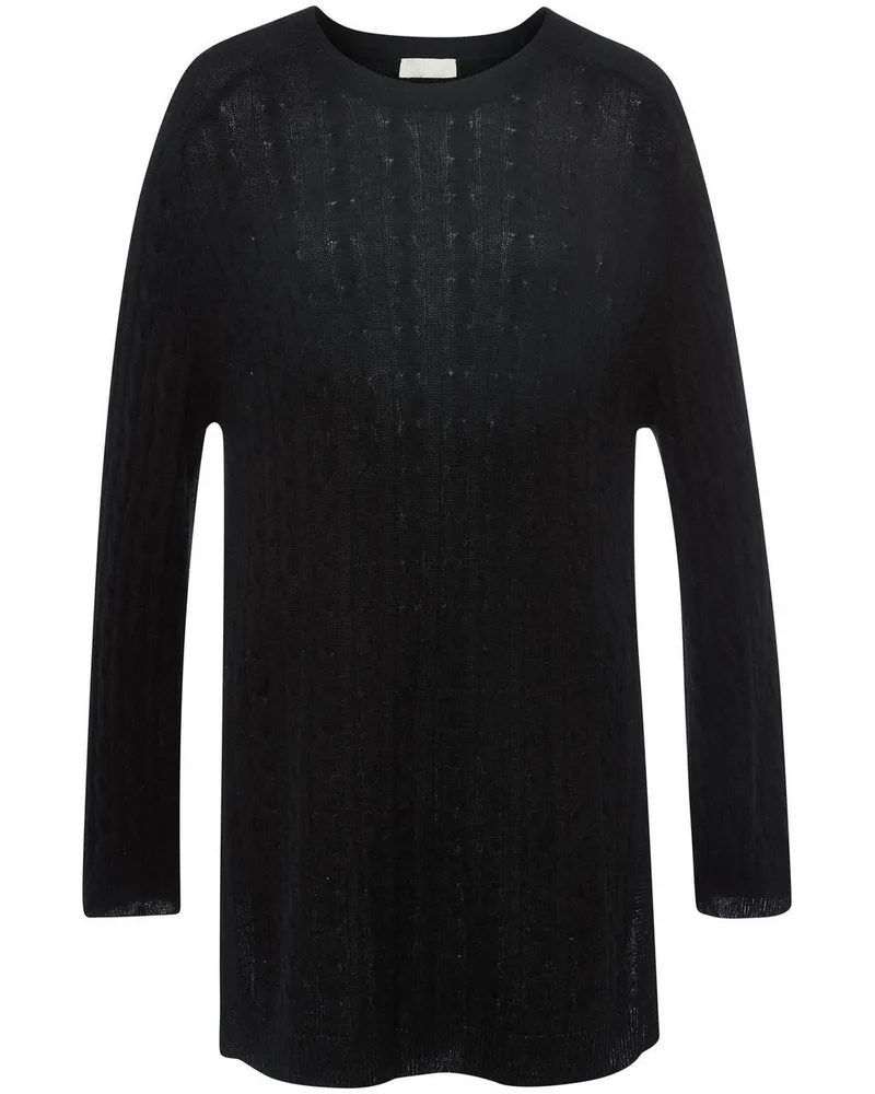 Include Long-Pullover  schwarz Schwarz