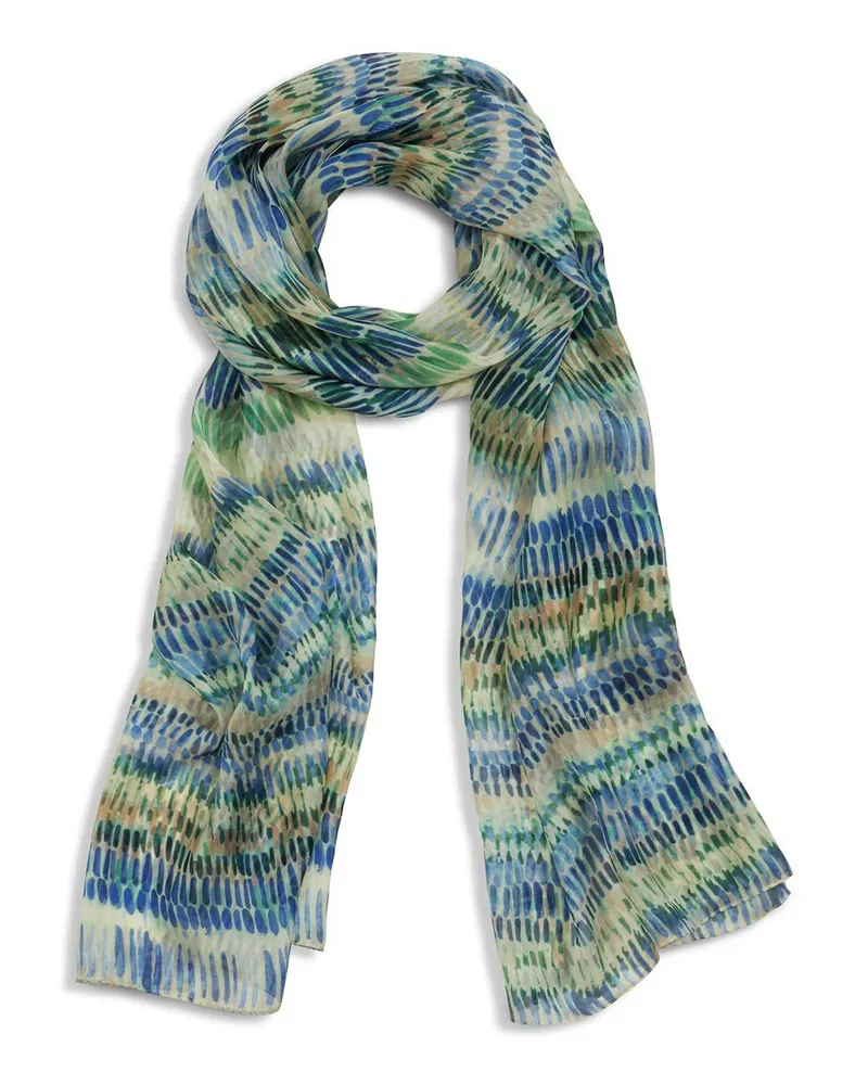 Peter Hahn Schal  blau Blau