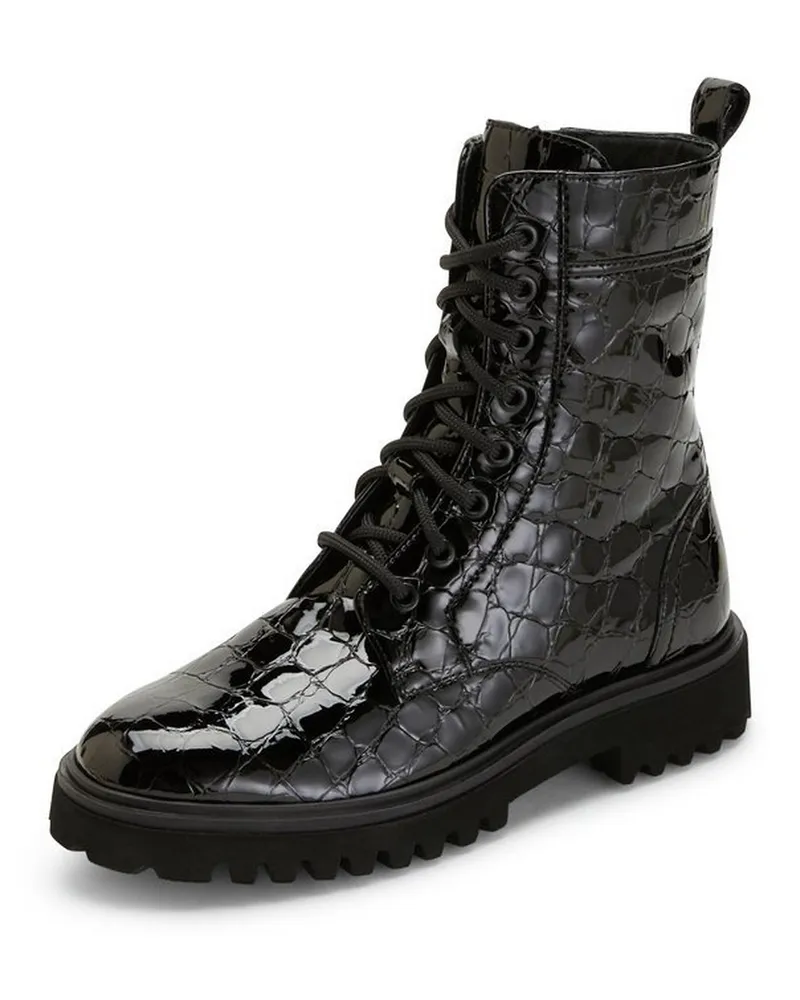 Sioux Schnür-Stiefelette Amandira  schwarz Schwarz