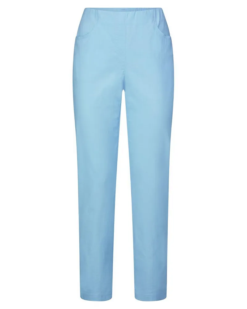 Peter Hahn Knöchellange Slim Fit-Hose  blau Blau