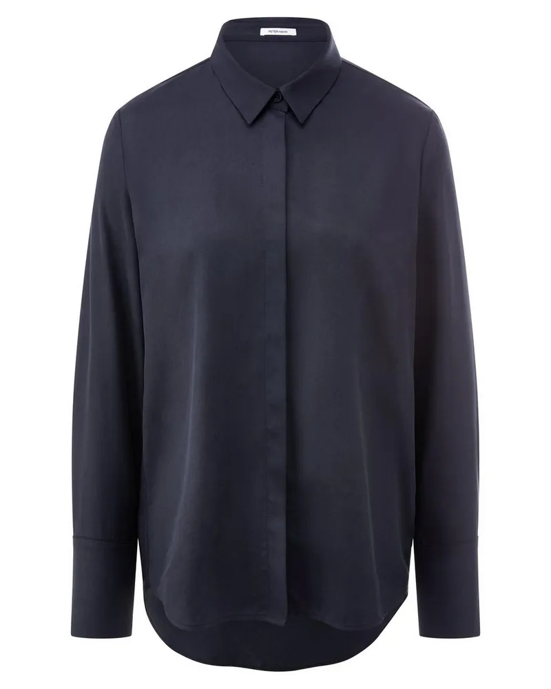 Peter Hahn Bluse  blau Blau