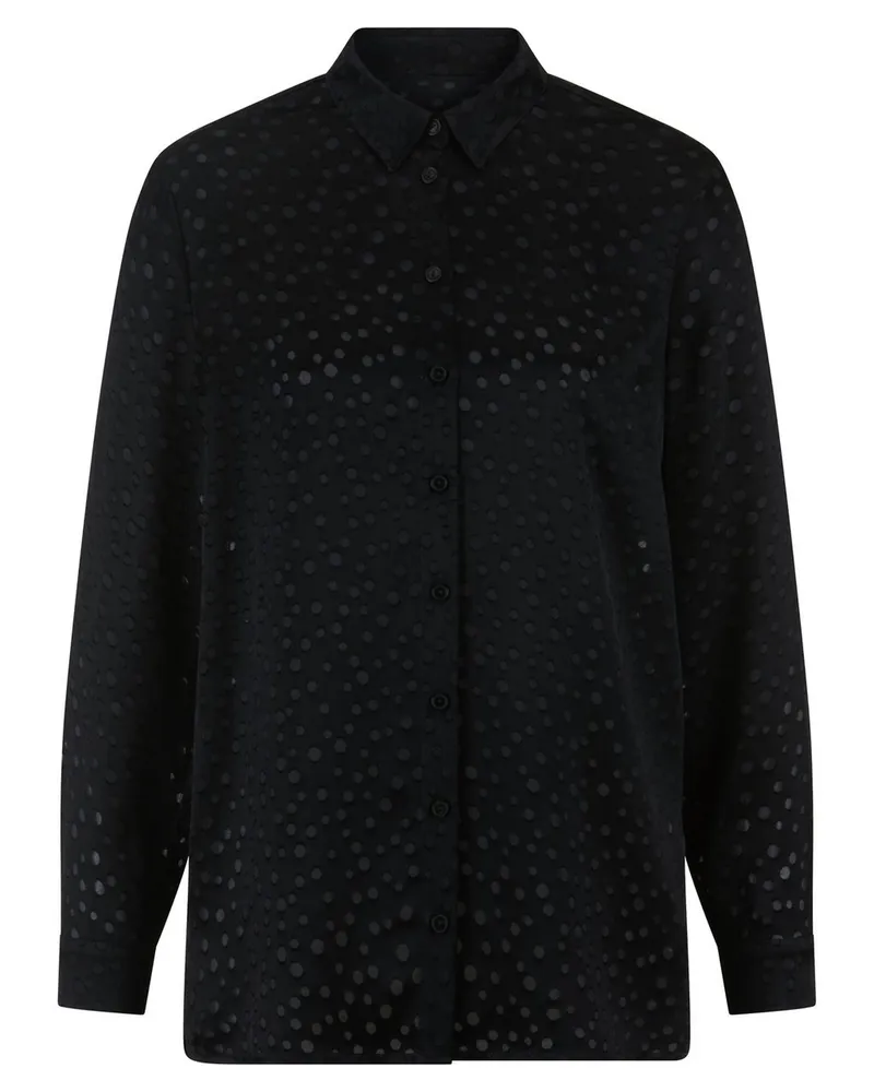 Peter Hahn Long-Bluse  schwarz Schwarz