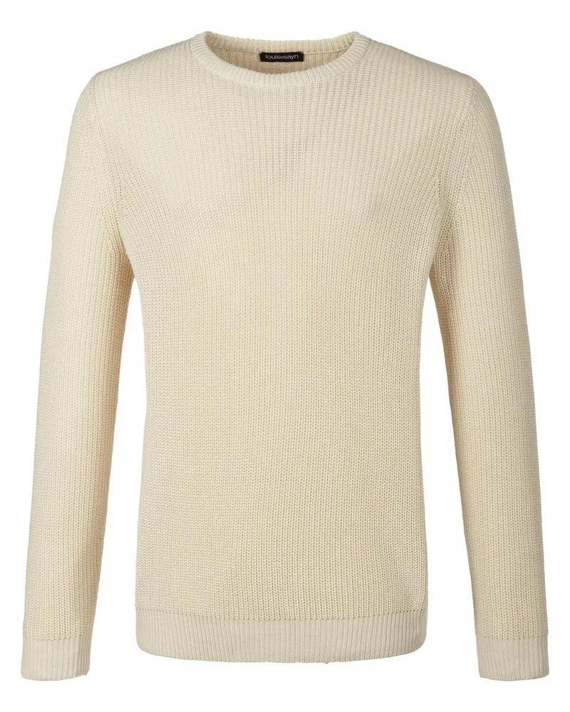 Louis Sayn Rundhals-Pullover  weiss Weiss