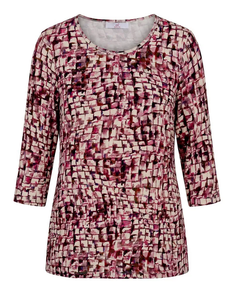 Emilia Lay Rundhals-Shirt 3/4-Arm  pink Pink