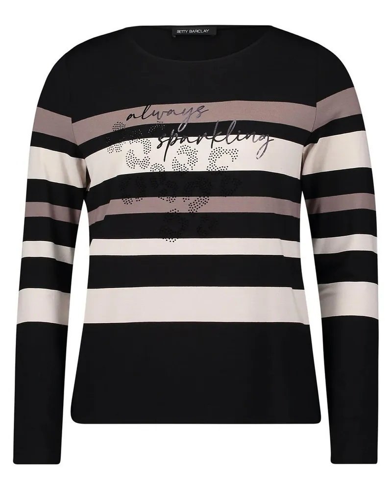 Betty Barclay Rundhals-Shirt  schwarz Schwarz