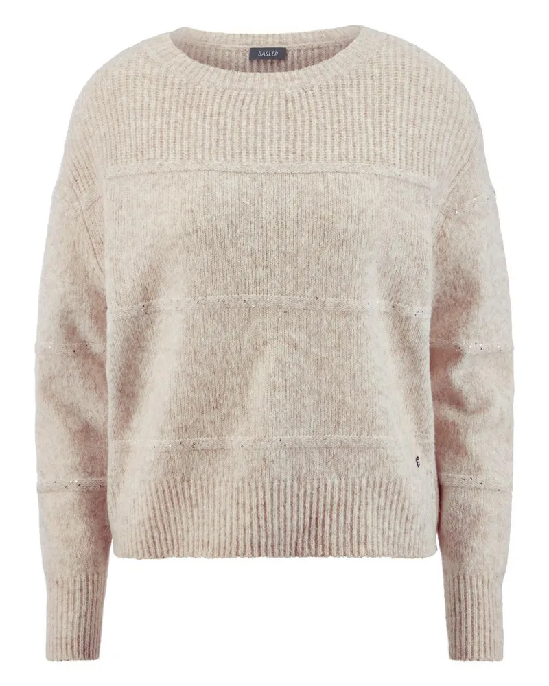Basler Strickpullover  beige Beige
