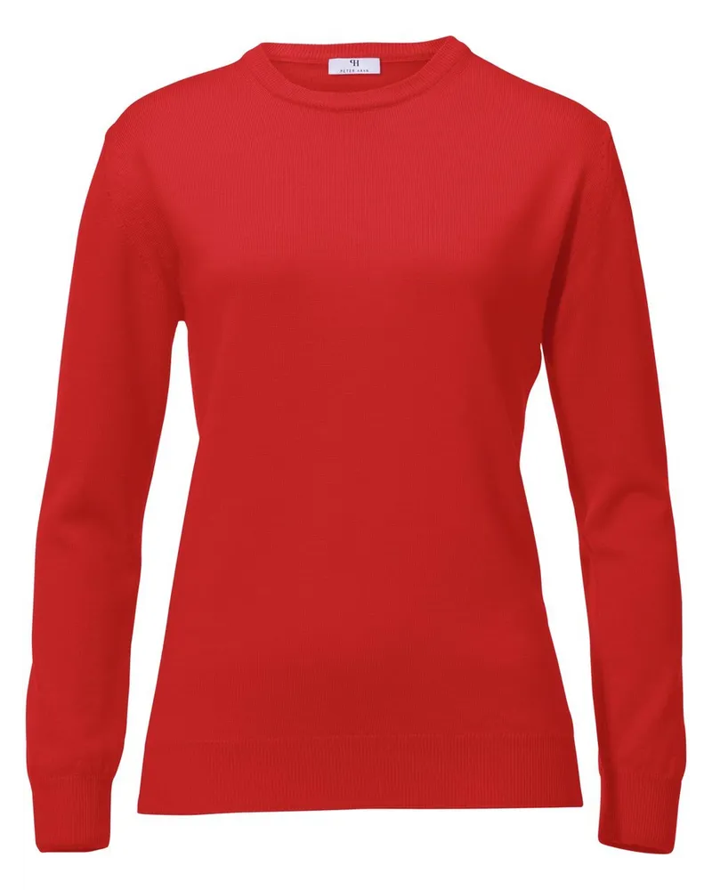 Peter Hahn Pullover aus 100% Schurwolle-Pure Tasmanian Wool  rot Rot